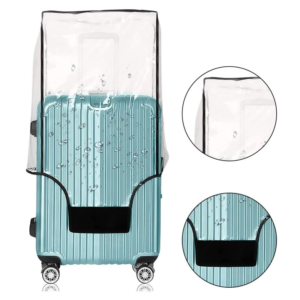 Luggage Protective Cover Transparent - Yeni Seyahat Bagaj Koruyucu Kılıf PVC