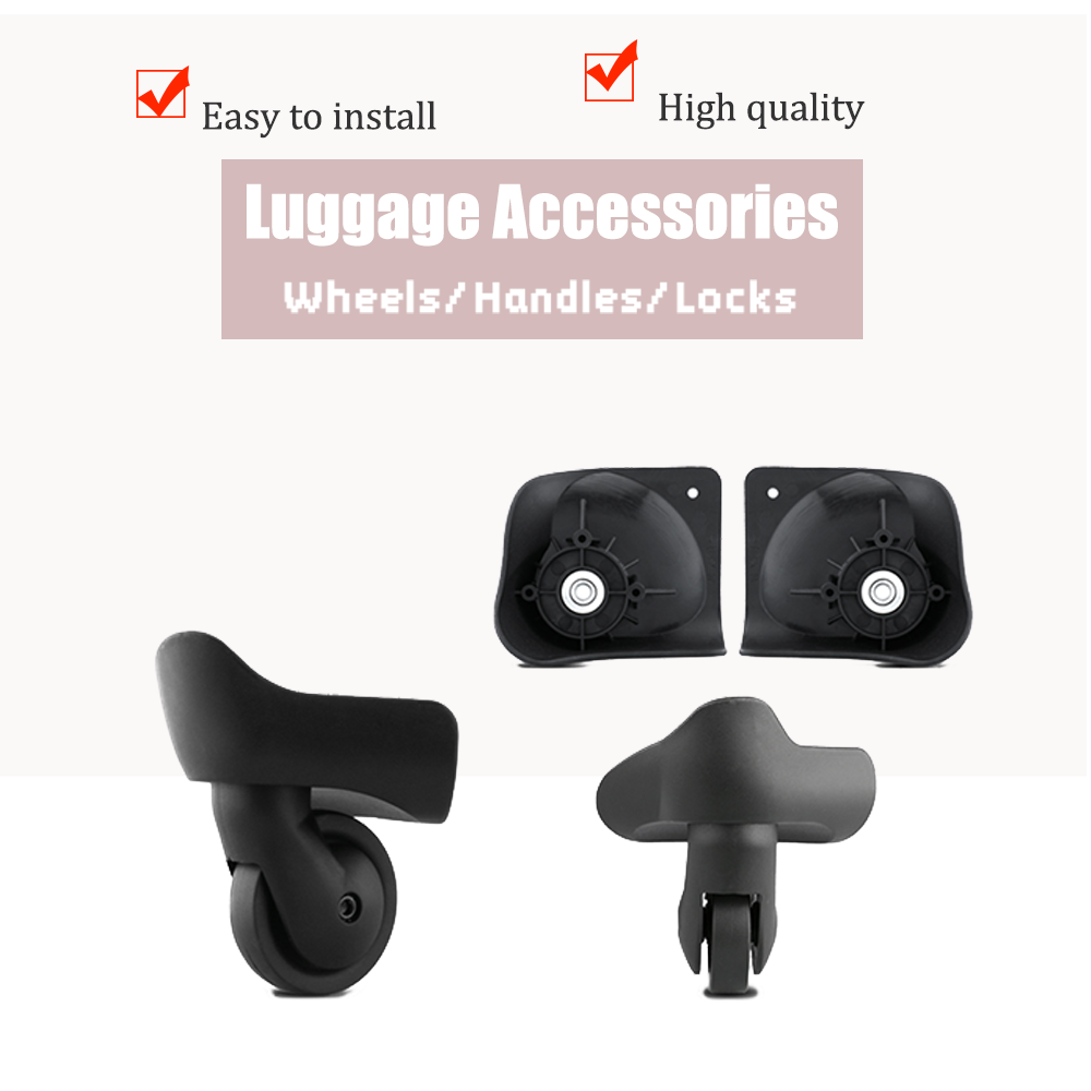 Silent Replacement Luggage Wheels - Sert Kabuklu Valizler için Yedek W318