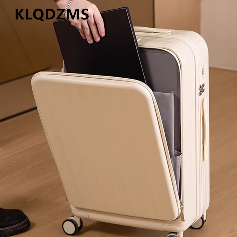Front Opening Laptop Luggage 24 Inch - KLQDZMS Çok Fonksiyonlu Bavul 20