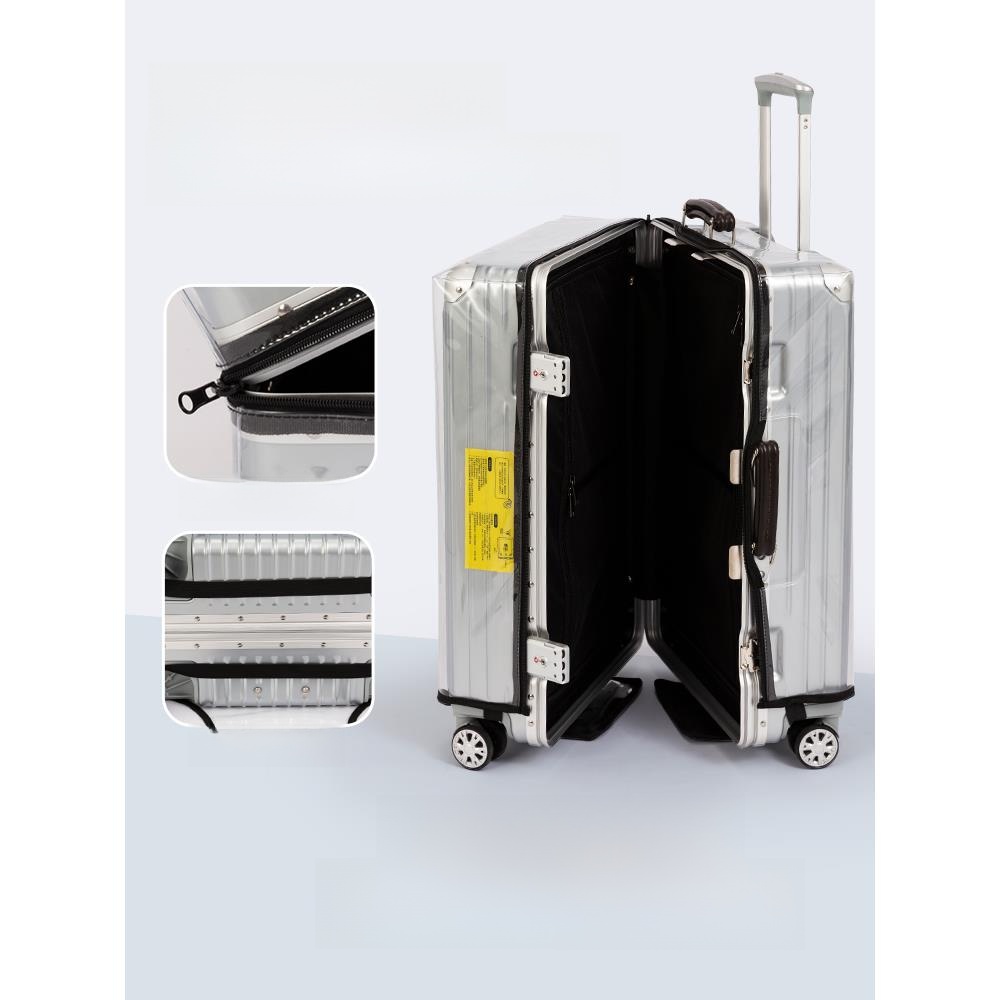 Luggage Protective Cover Transparent - Bagaj için Şeffaf Koruyucu Kılıf Toz
