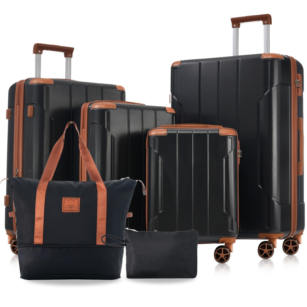 Expandable Hard Shell Luggage Set - Sert Kabuklu Bagaj Setleri 6 Parçalı