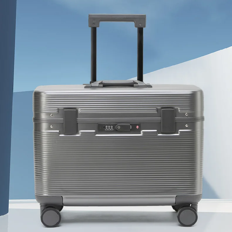 Aluminum Frame Carry On Luggage - Bunnyfly Kaptan'ın Seyahat Çantası Küçük Alüminyum