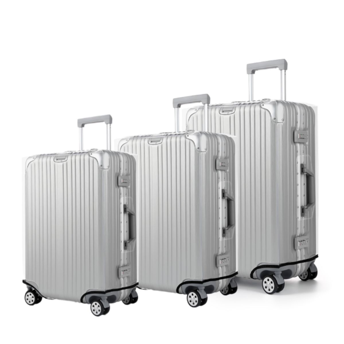 Waterproof Suitcase Cover Protector - Kalınlaştırılmış Şeffaf Bagaj Kılıfı Koruyucu, 18”