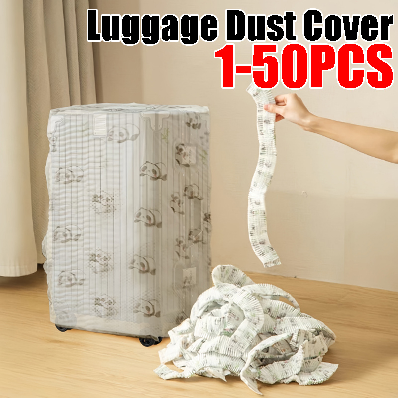 Waterproof Suitcase Cover Protector - Tek Kullanımlık Dokunmamış Kumaştan Üniversal Tam