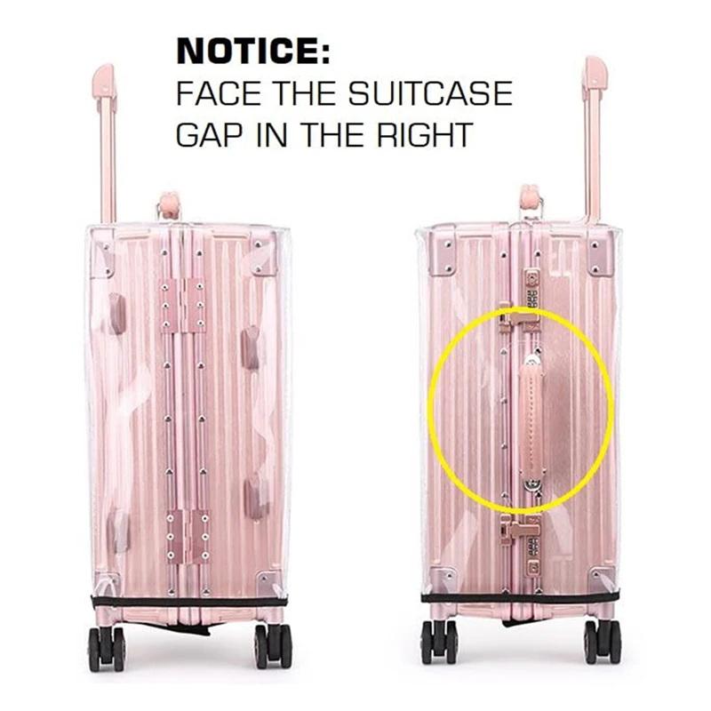 1 adet şeffaf PVC bavul koruyu - Luggage Protective Cover Transparent incelemesi ve fiyatı