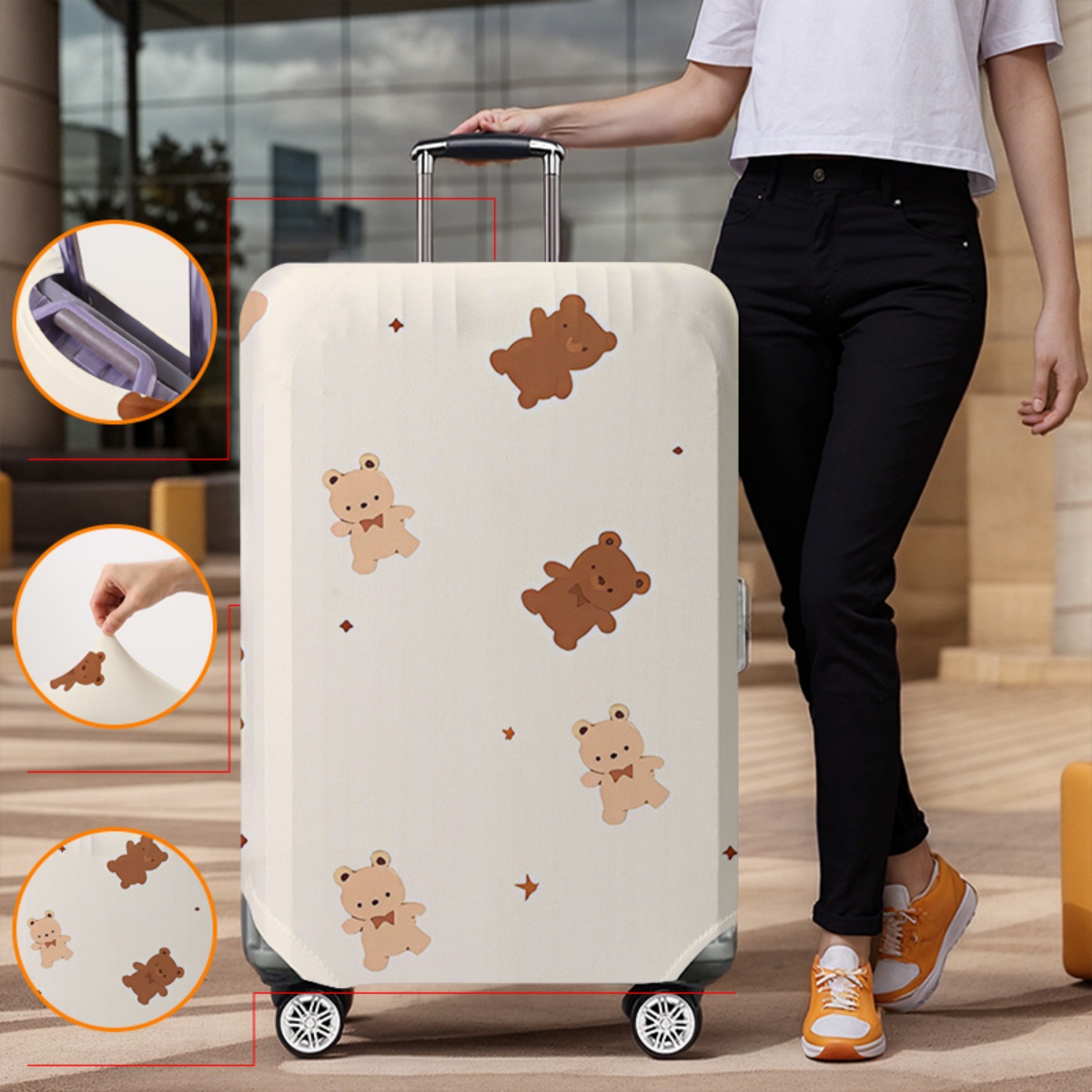 Bagaj Kapağı Koruyucu Elastik  - Waterproof Suitcase Cover Protector incelemesi ve fiyatı