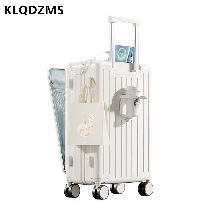 KLQDZMS Yüksek Kaliteli Bavul  - Front Opening Laptop Luggage 24 Inch incelemesi ve fiyatı