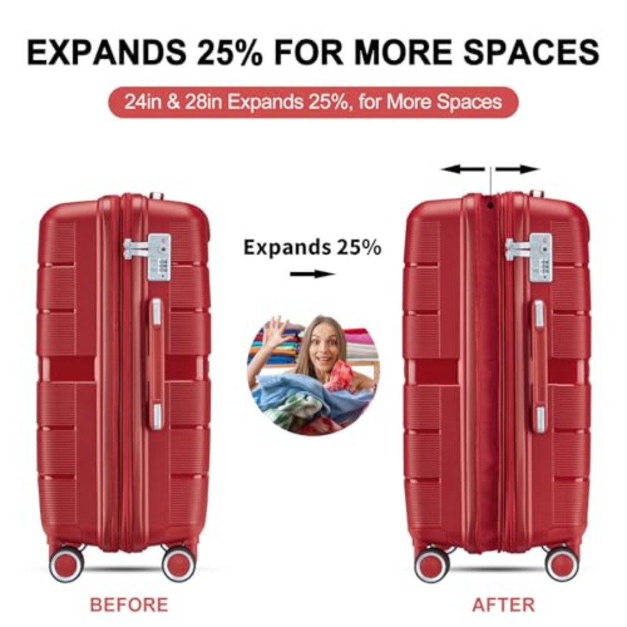 4 Parçalı Genişletilebilir Bav - Expandable Hard Shell Luggage Set incelemesi ve fiyatı