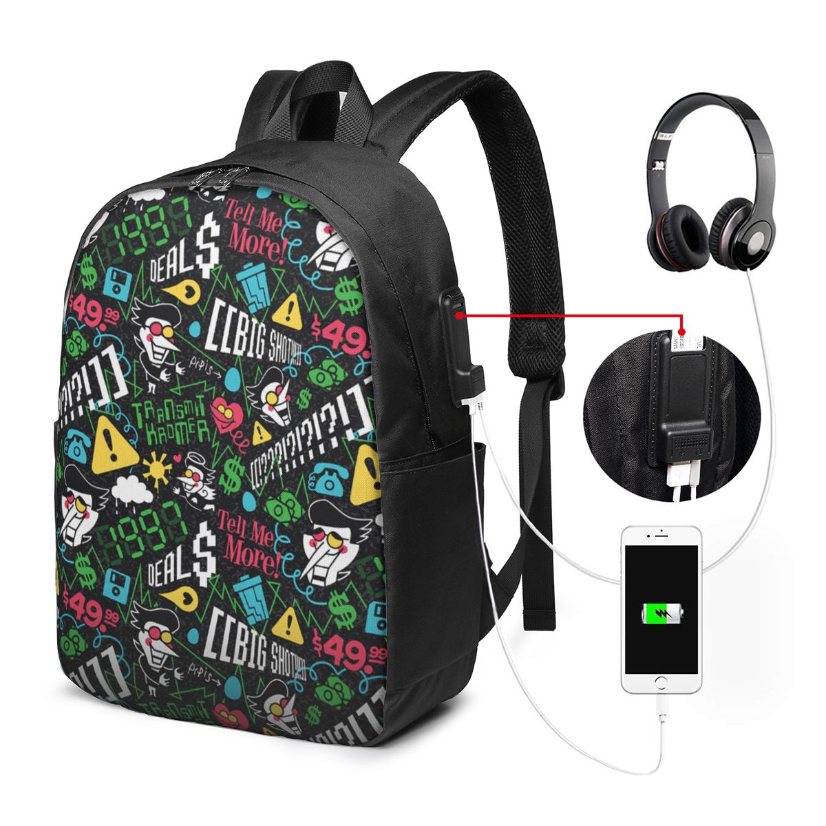 Deltarune SPAMTON G Sırt Çanta - Travel Bags incelemesi ve fiyatı
