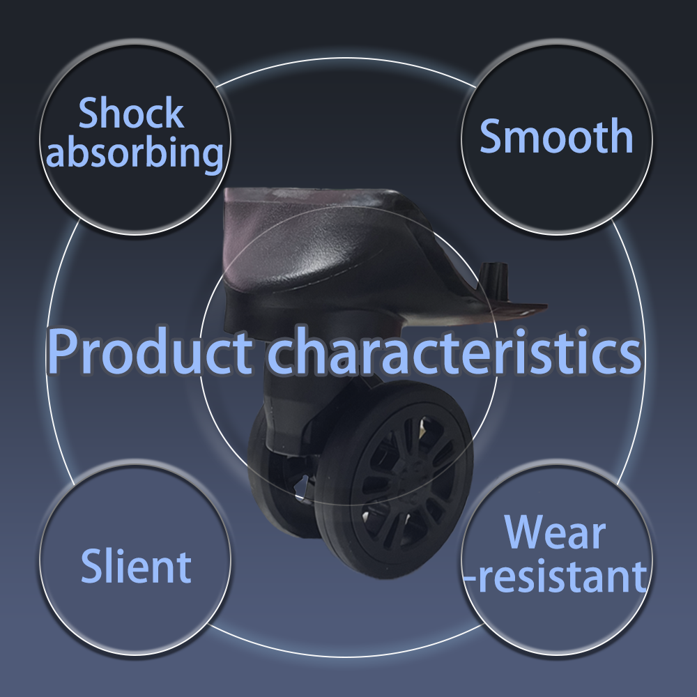 HINOMOTO HRD02 için uygun Evre - Silent Replacement Luggage Wheels incelemesi ve fiyatı