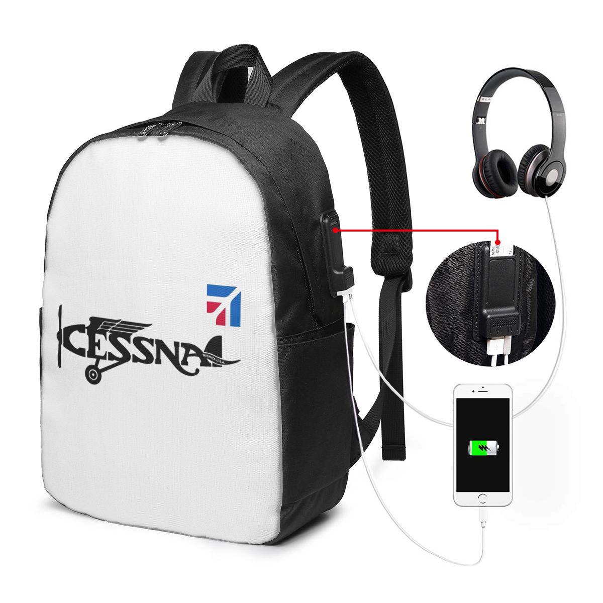 Cessna Logo Sırt Çantası Seyah - Travel Bags incelemesi ve fiyatı