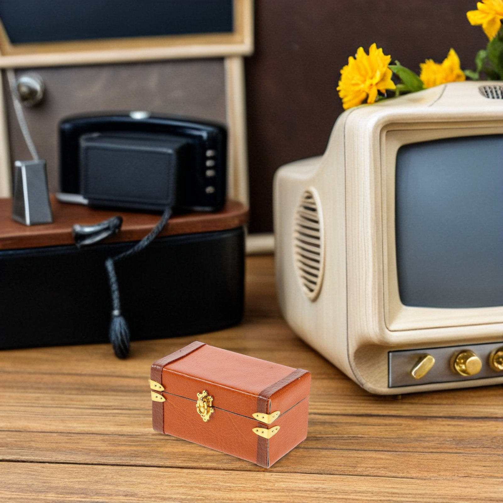 Minyatür Vintage Seyahat Sandı - Retro Vintage Trunk Suitcase incelemesi ve fiyatı