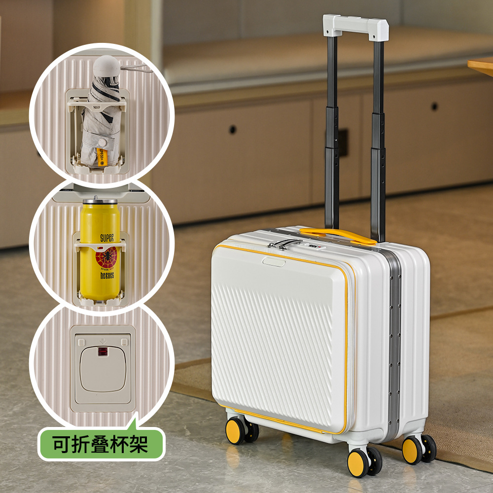 18 İnç Önden Açılır El Valizi  - Aluminum Frame Carry On Luggage incelemesi ve fiyatı