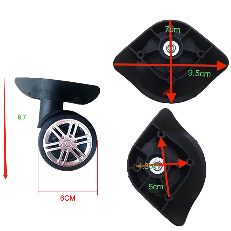 4 adet sessiz evrensel tekerle - Silent Replacement Luggage Wheels incelemesi ve fiyatı