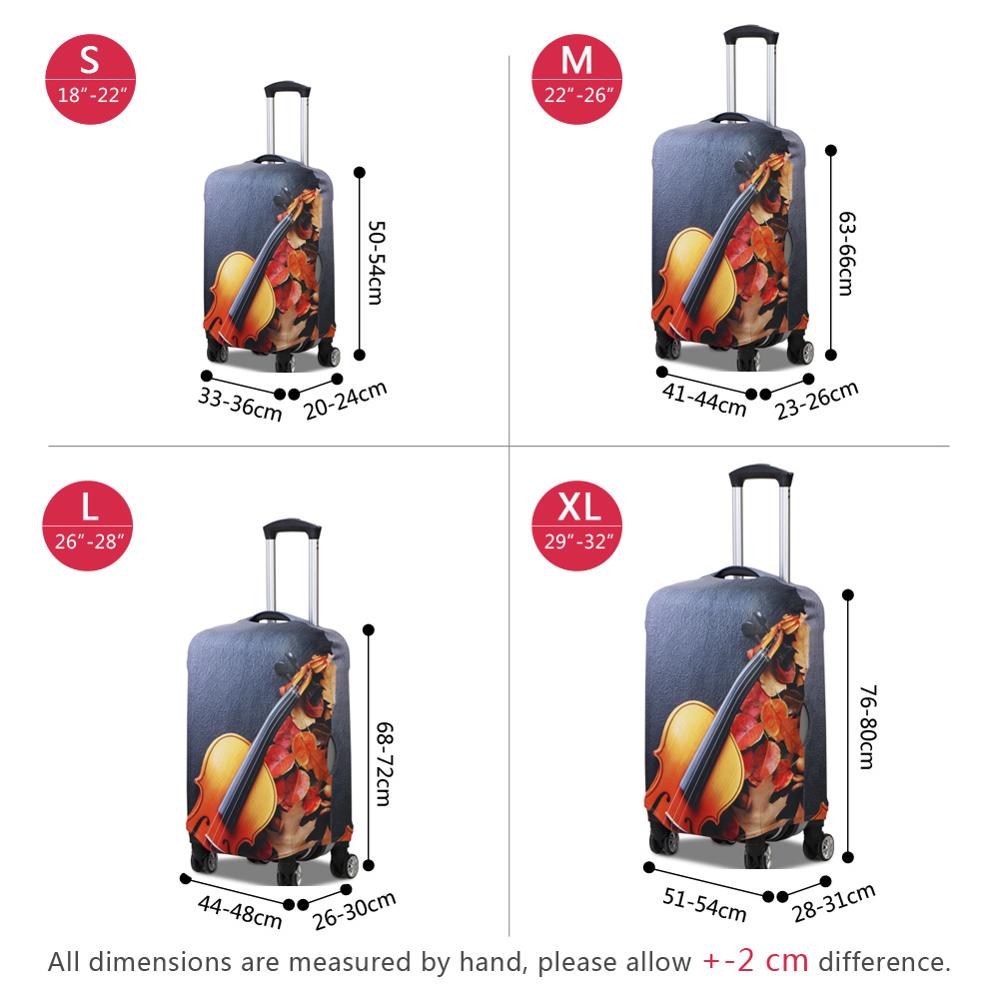 Kadınlar için Özel Çizgi Film  - Waterproof Suitcase Cover Protector incelemesi ve fiyatı