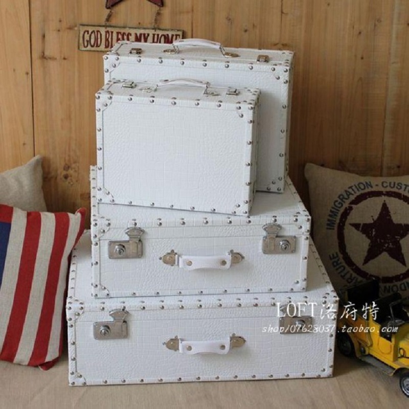 Timsah Derisi Desenli Seyahat  - Retro Vintage Trunk Suitcase incelemesi ve fiyatı