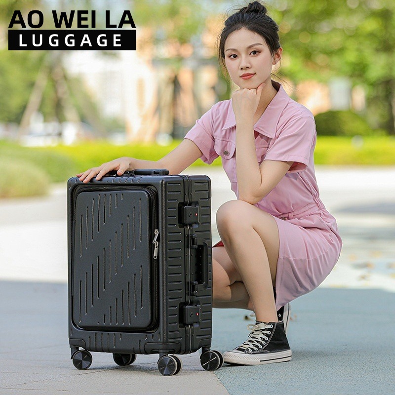 Önden Açılır İş Seyahat Çantas - Aluminum Frame Carry On Luggage incelemesi ve fiyatı