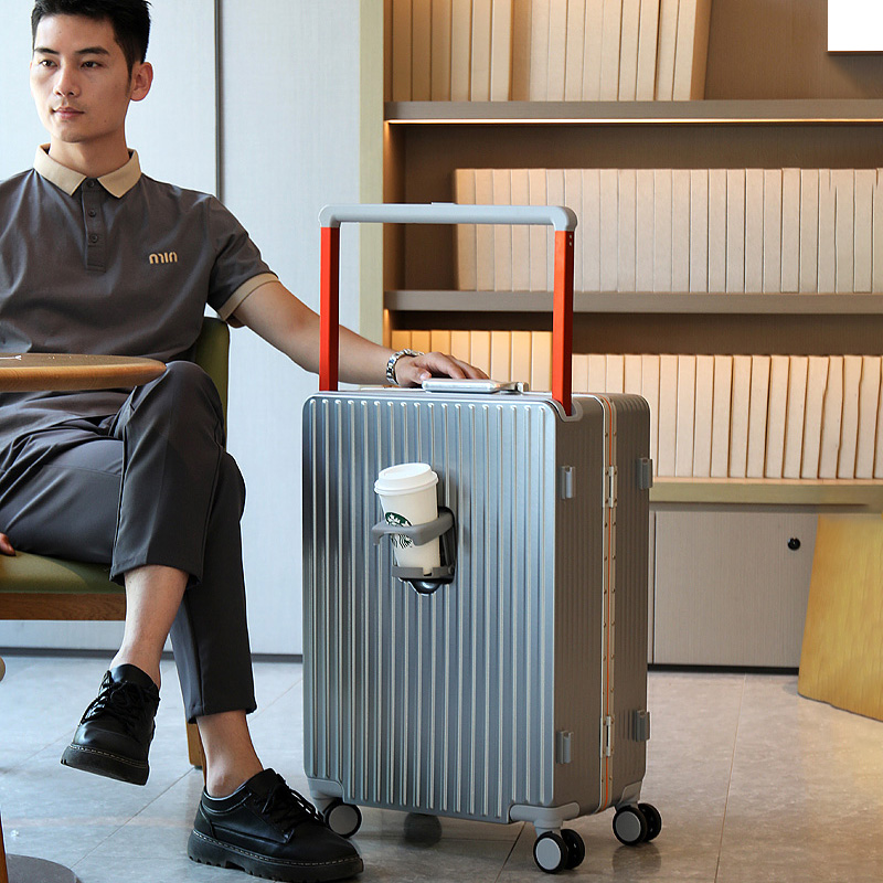 Yeni Geniş Saplı Tekerlekli Ba - Aluminum Frame Carry On Luggage incelemesi ve fiyatı