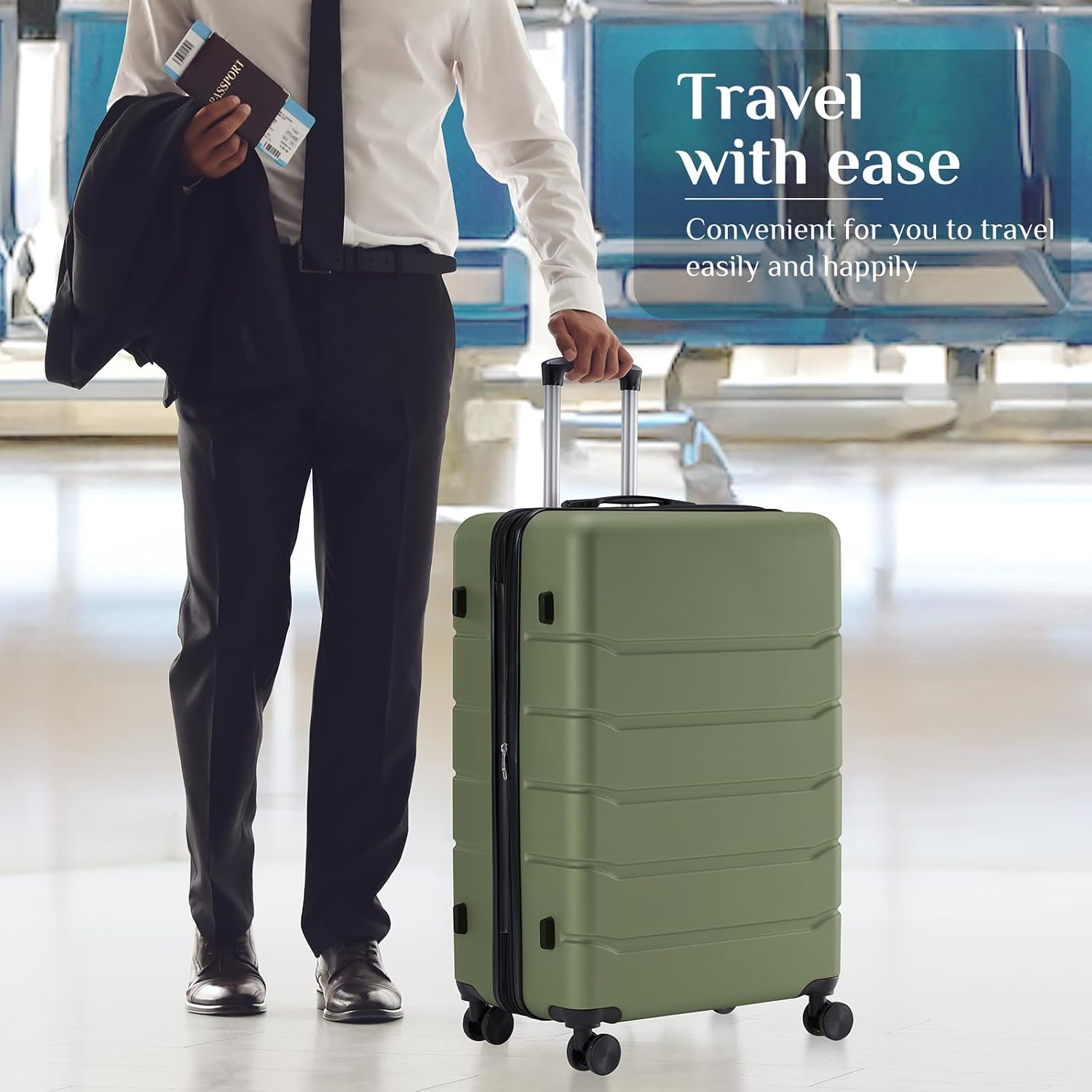 28 İnç El Bagajı, Çift Döner T - Expandable Hard Shell Luggage Set incelemesi ve fiyatı