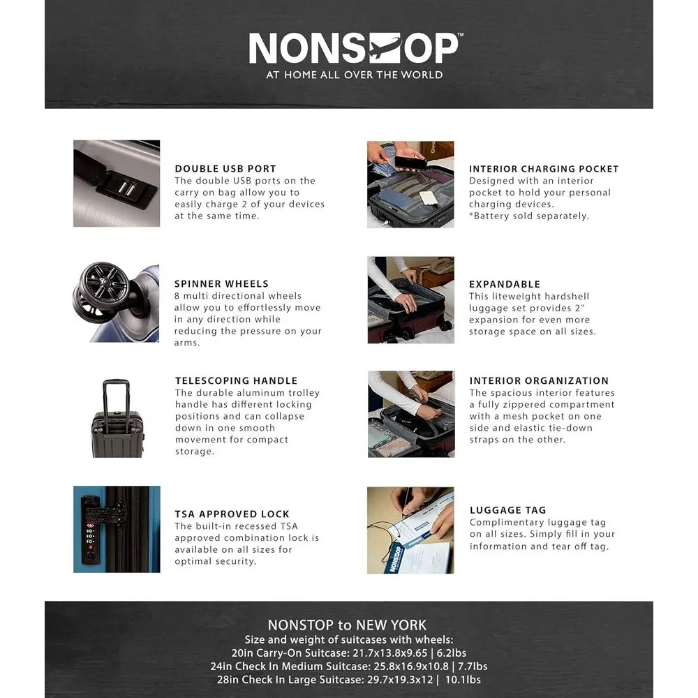 Sert Kabuklu, TSA Kilidi ve US - Expandable Hard Shell Luggage Set incelemesi ve fiyatı