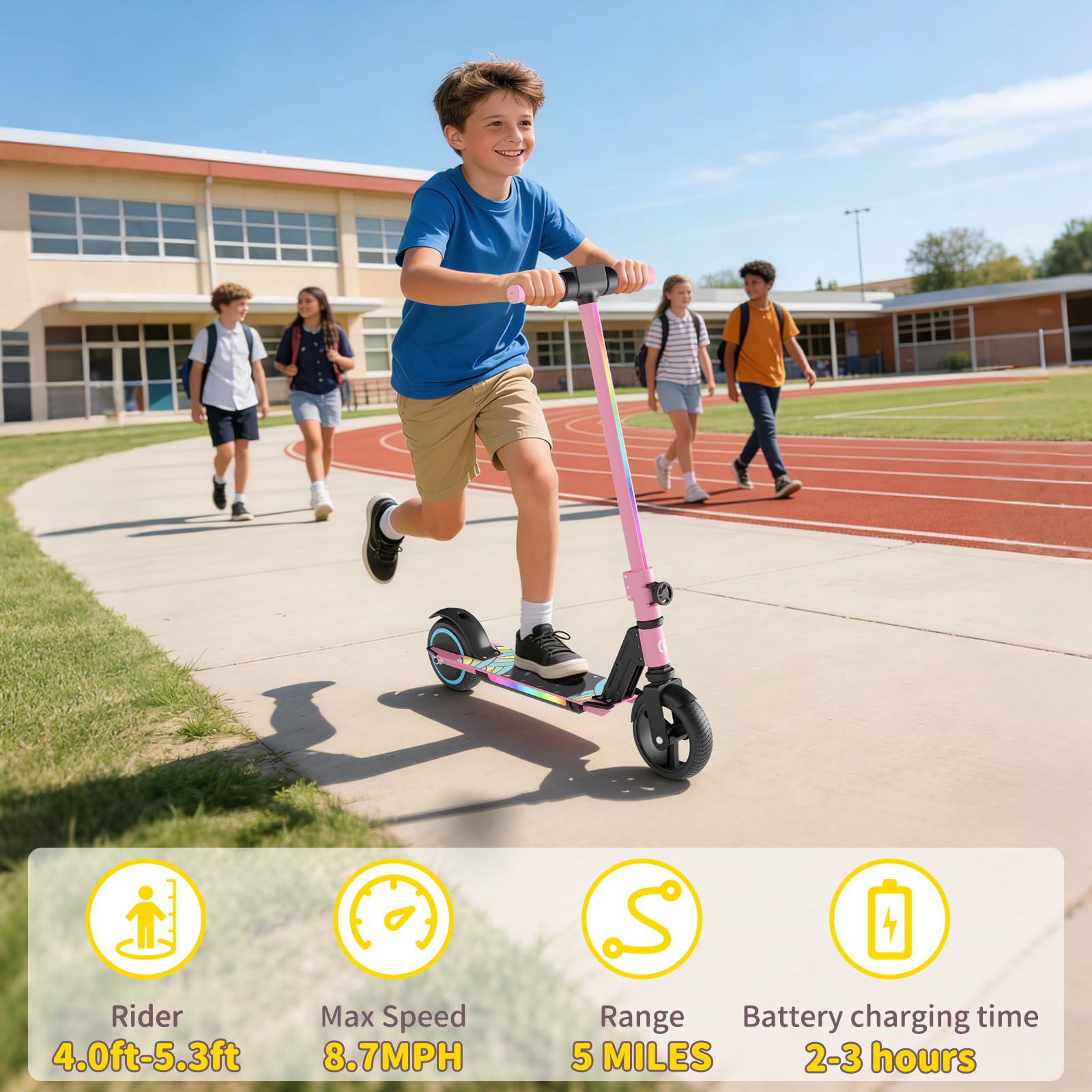 6-14 Yaş Çocuklar İçin SIMATE  - Kids Ride On Suitcase Scooter incelemesi ve fiyatı