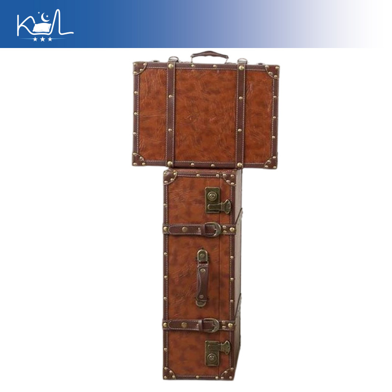 Vintage Kahverengi Dekoratif B - Retro Vintage Trunk Suitcase incelemesi ve fiyatı