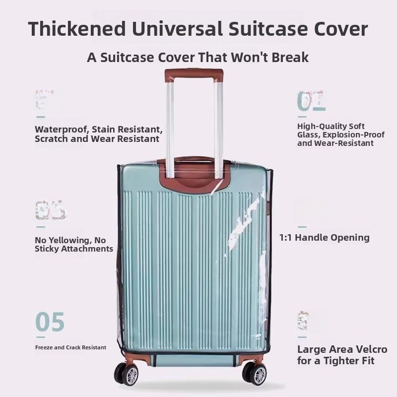 Bagaj için Kalınlaştırılmış Ko - Luggage Protective Cover Transparent incelemesi ve fiyatı
