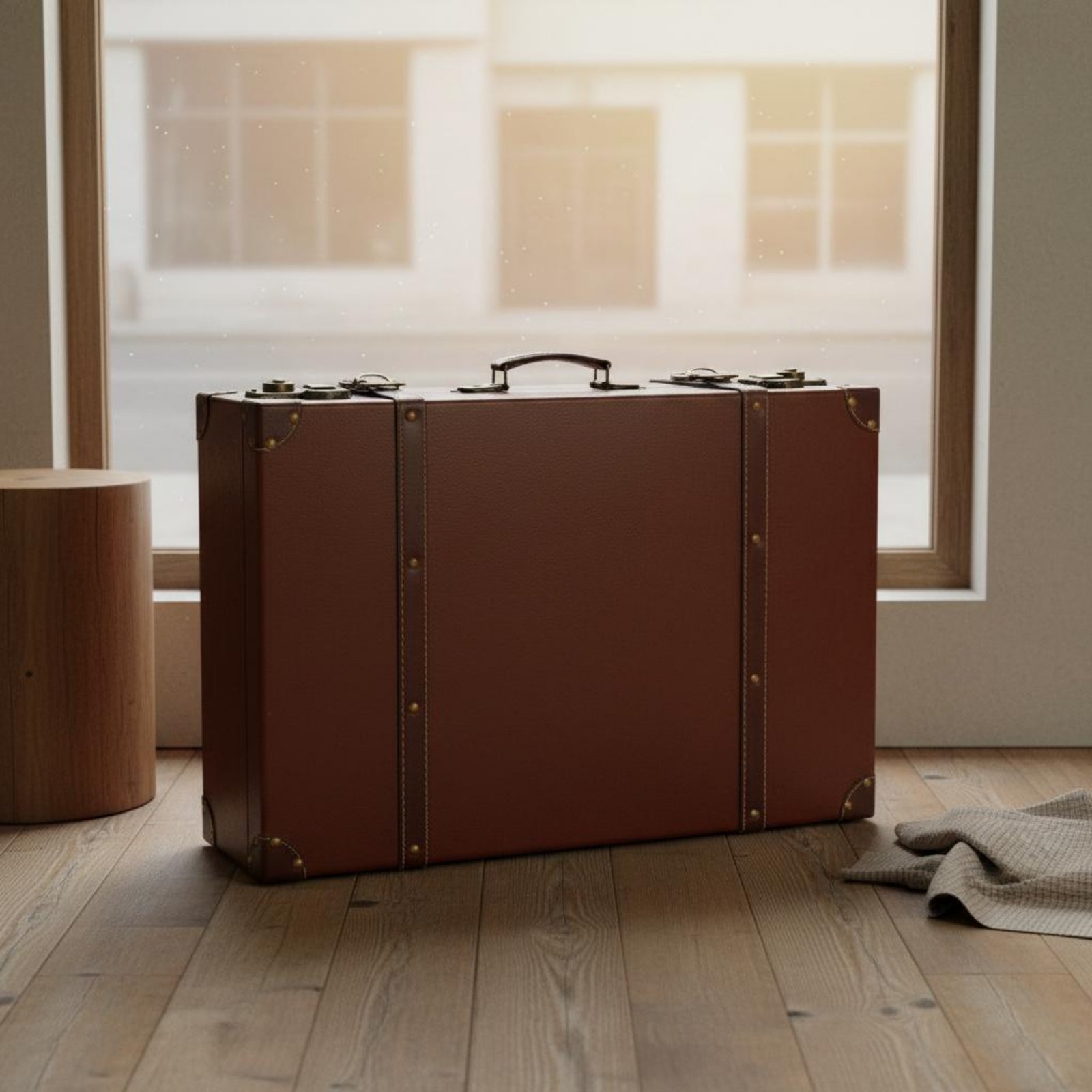 3 Parça Vintage Bavul Seti Fot - Retro Vintage Trunk Suitcase incelemesi ve fiyatı