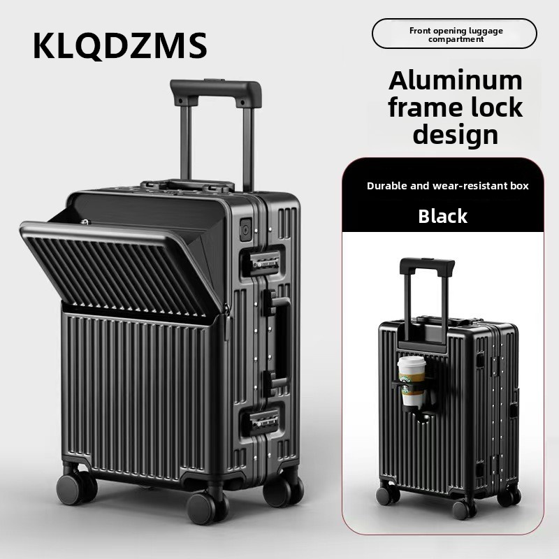 KLQDZMS Çok Fonksiyonlu Bavul  - Front Opening Laptop Luggage 24 Inch incelemesi ve fiyatı