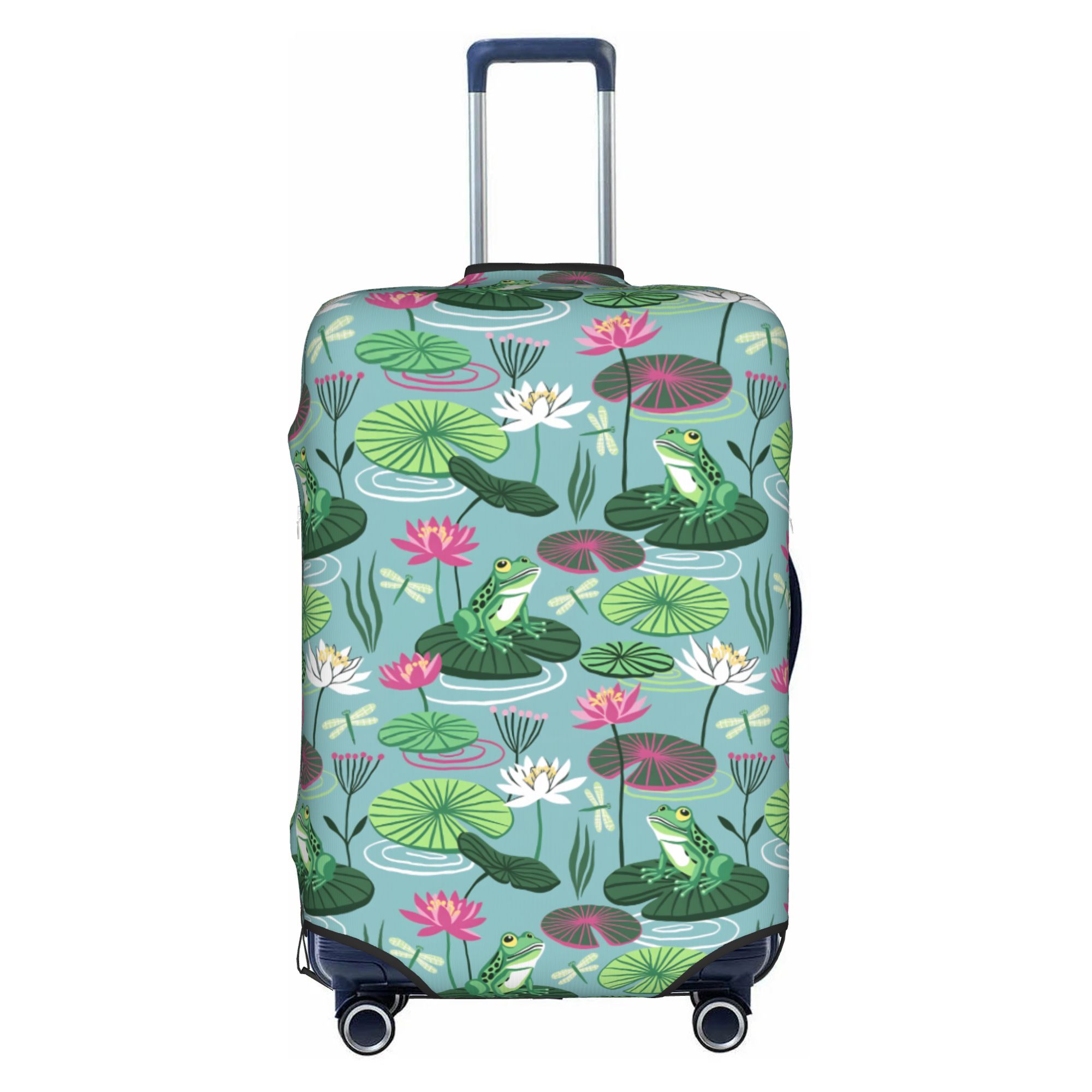 Kurbağalar ve nilüferler Seyah - Waterproof Suitcase Cover Protector incelemesi ve fiyatı
