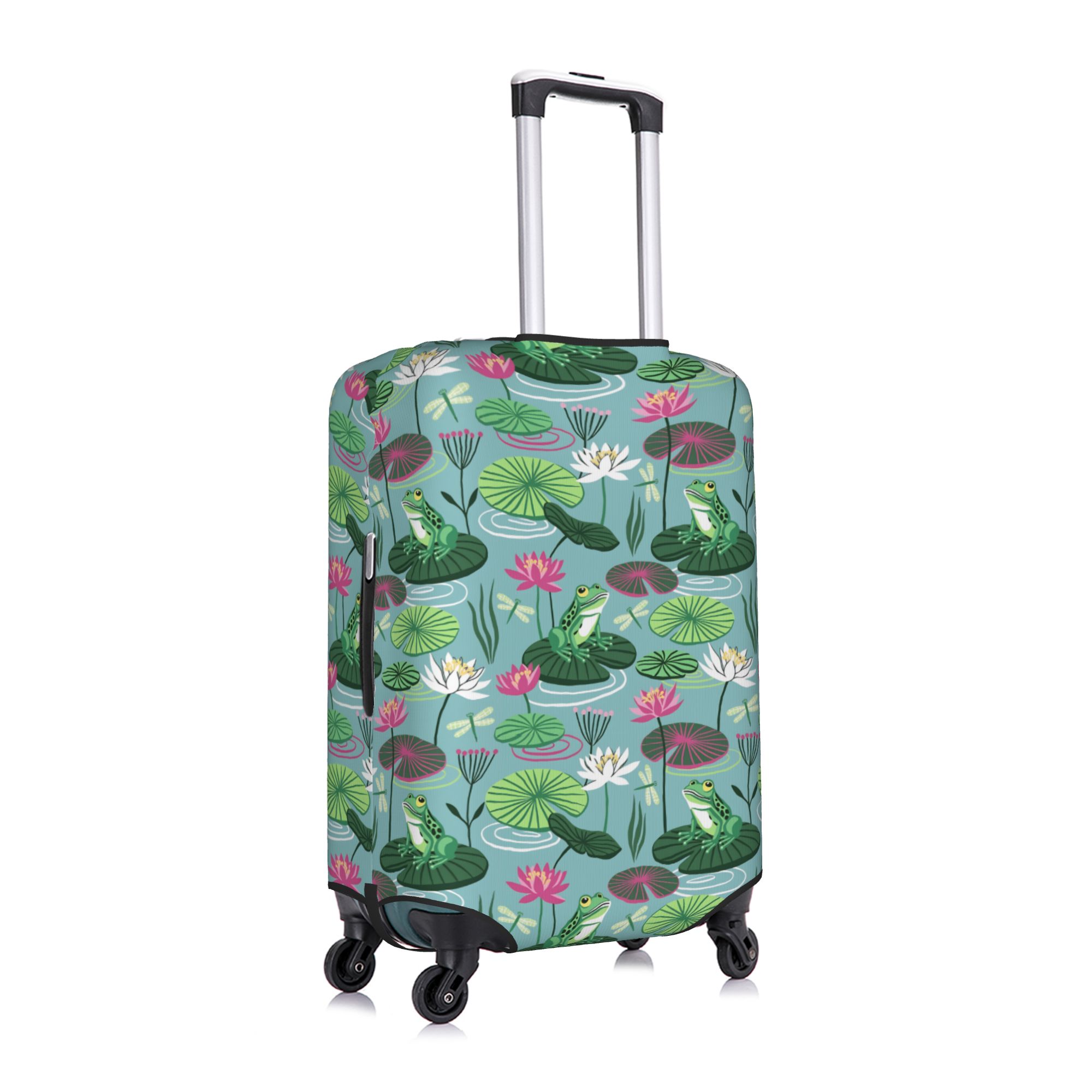 Kurbağalar ve nilüferler Seyah - Waterproof Suitcase Cover Protector incelemesi ve fiyatı