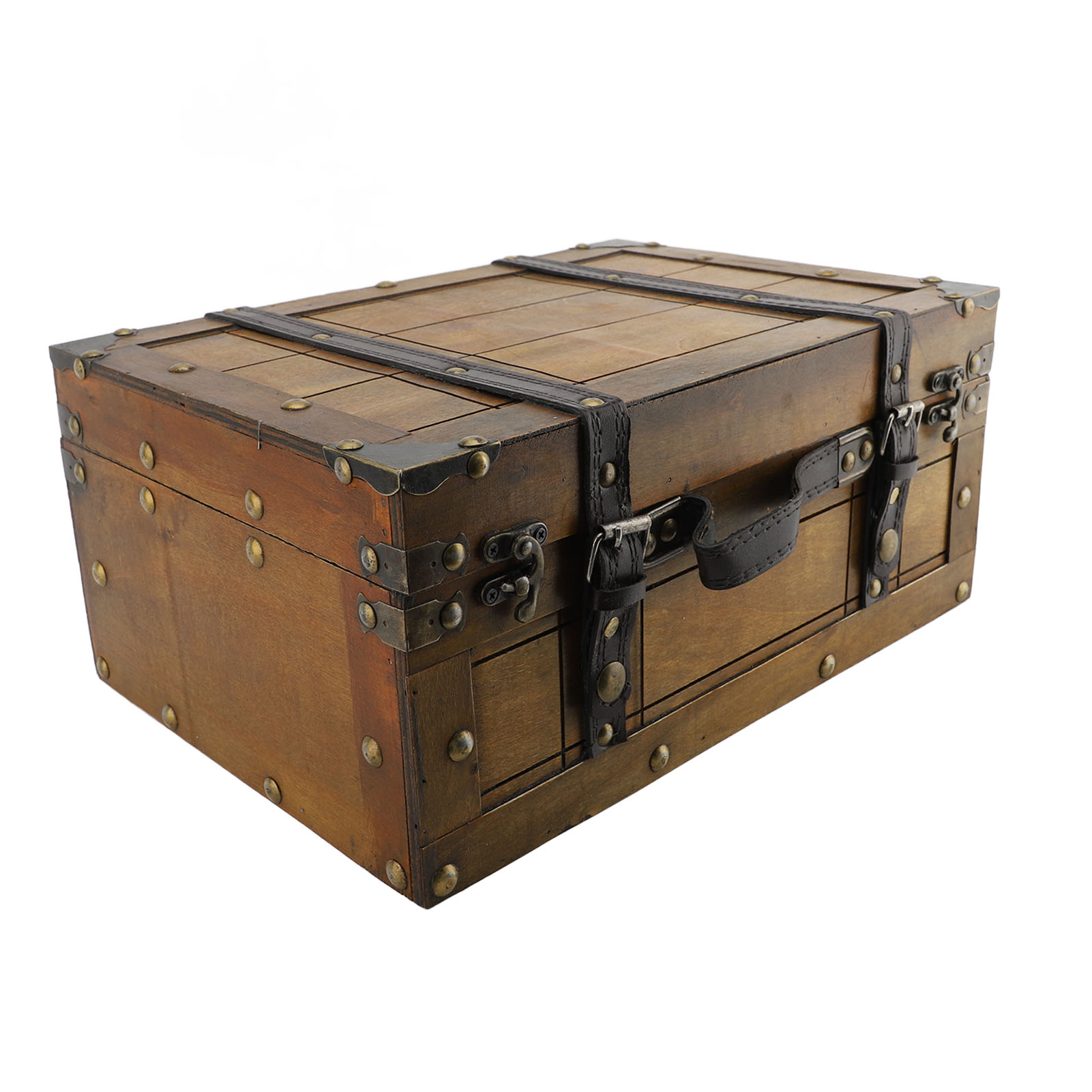 Retro Bavul Sentetik Ahşap Vin - Retro Vintage Trunk Suitcase incelemesi ve fiyatı