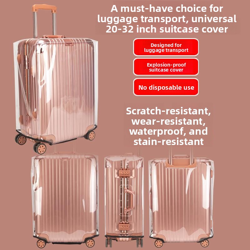 Bagaj için Kalınlaştırılmış Şe - Luggage Protective Cover Transparent incelemesi ve fiyatı