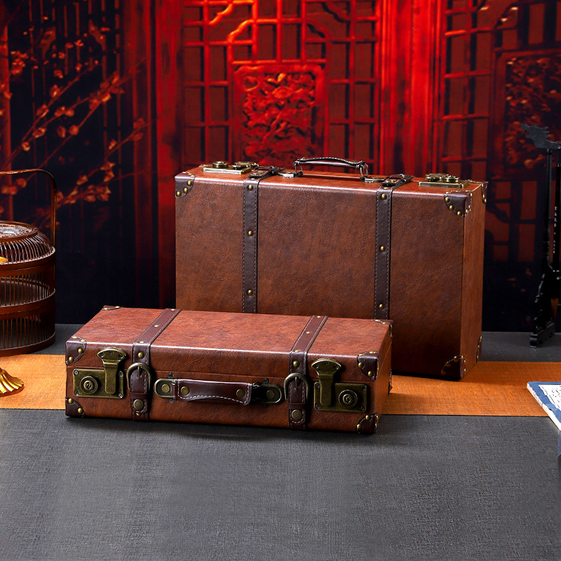 Vintage Ahşap Bavul Çok Amaçlı - Retro Vintage Trunk Suitcase incelemesi ve fiyatı